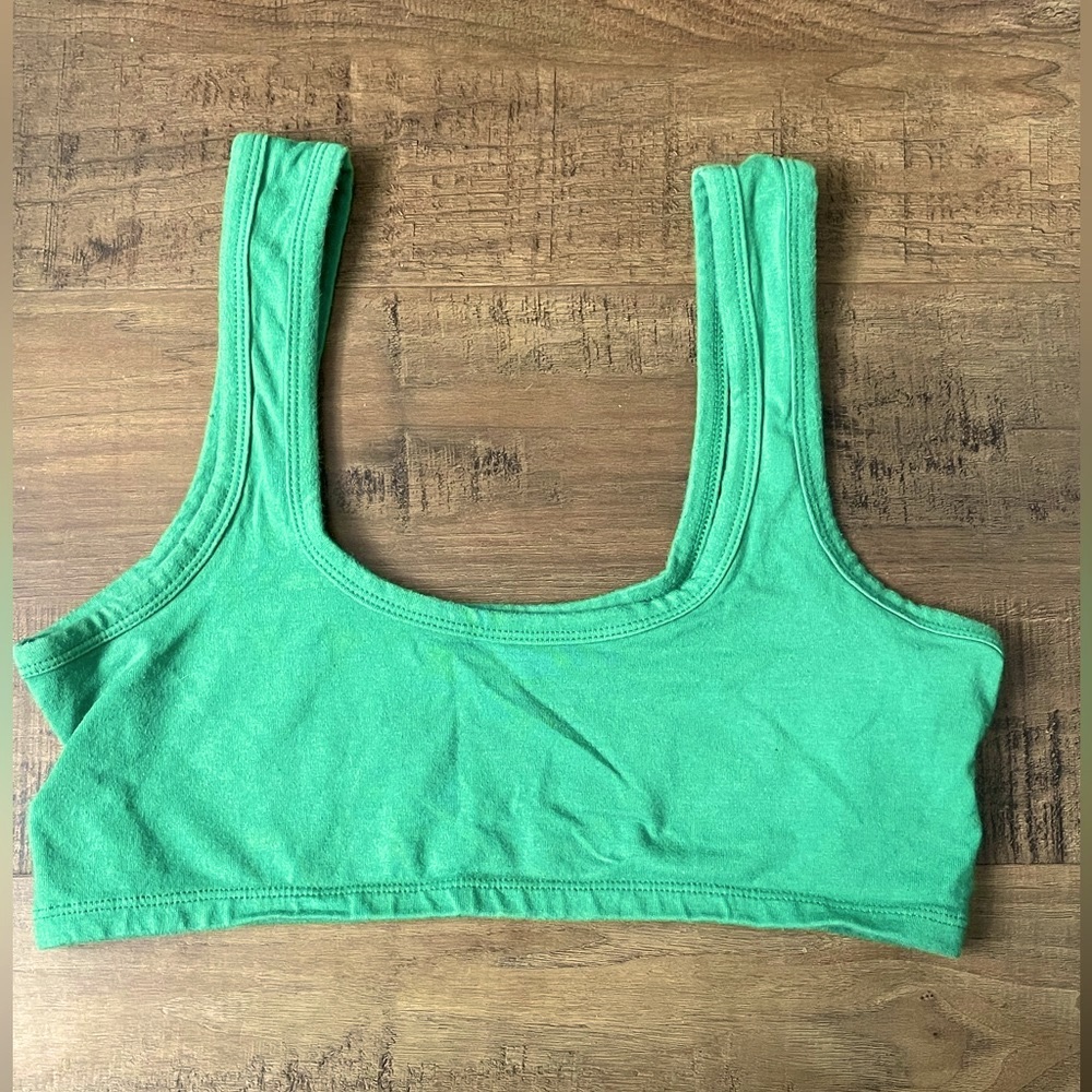 ARQ WIDE-STRAP BRA IN VERDANT